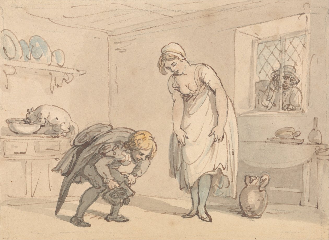 Nowe buty autorstwa Thomas Rowlandson