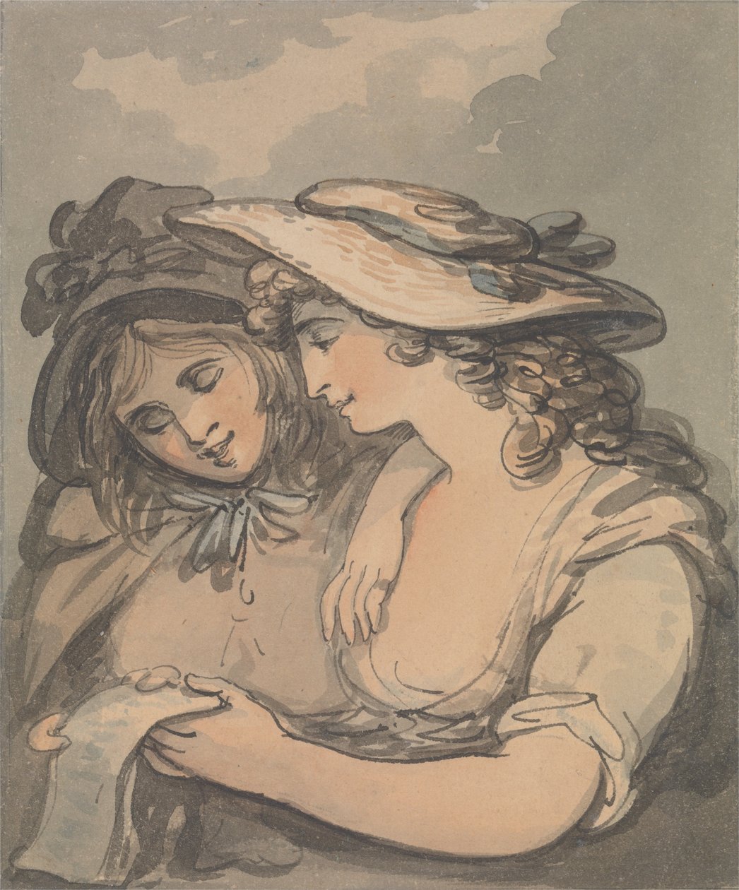 Śpiewacy ballad autorstwa Thomas Rowlandson