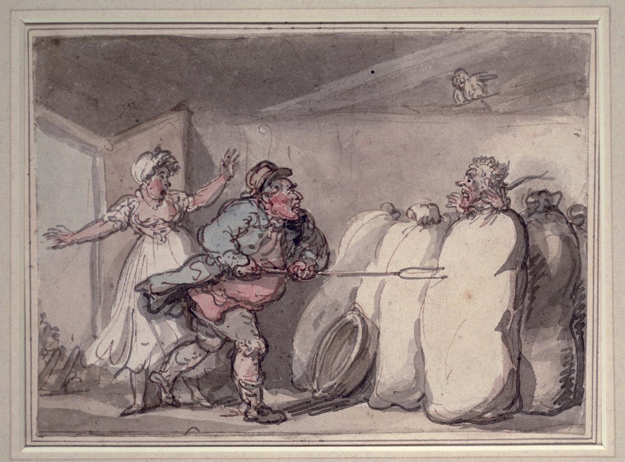 Odkrycie (wc) autorstwa Thomas Rowlandson