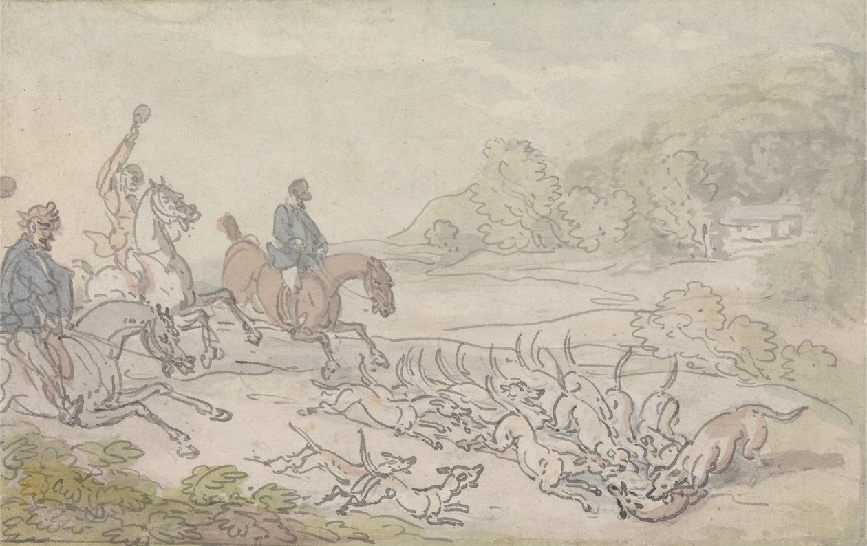 Zabójstwo autorstwa Thomas Rowlandson