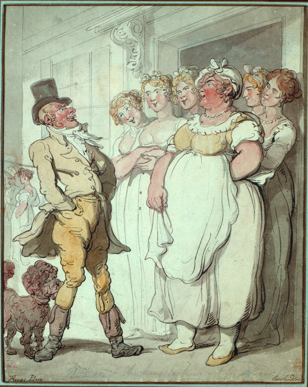 Miejsce Króla autorstwa Thomas Rowlandson