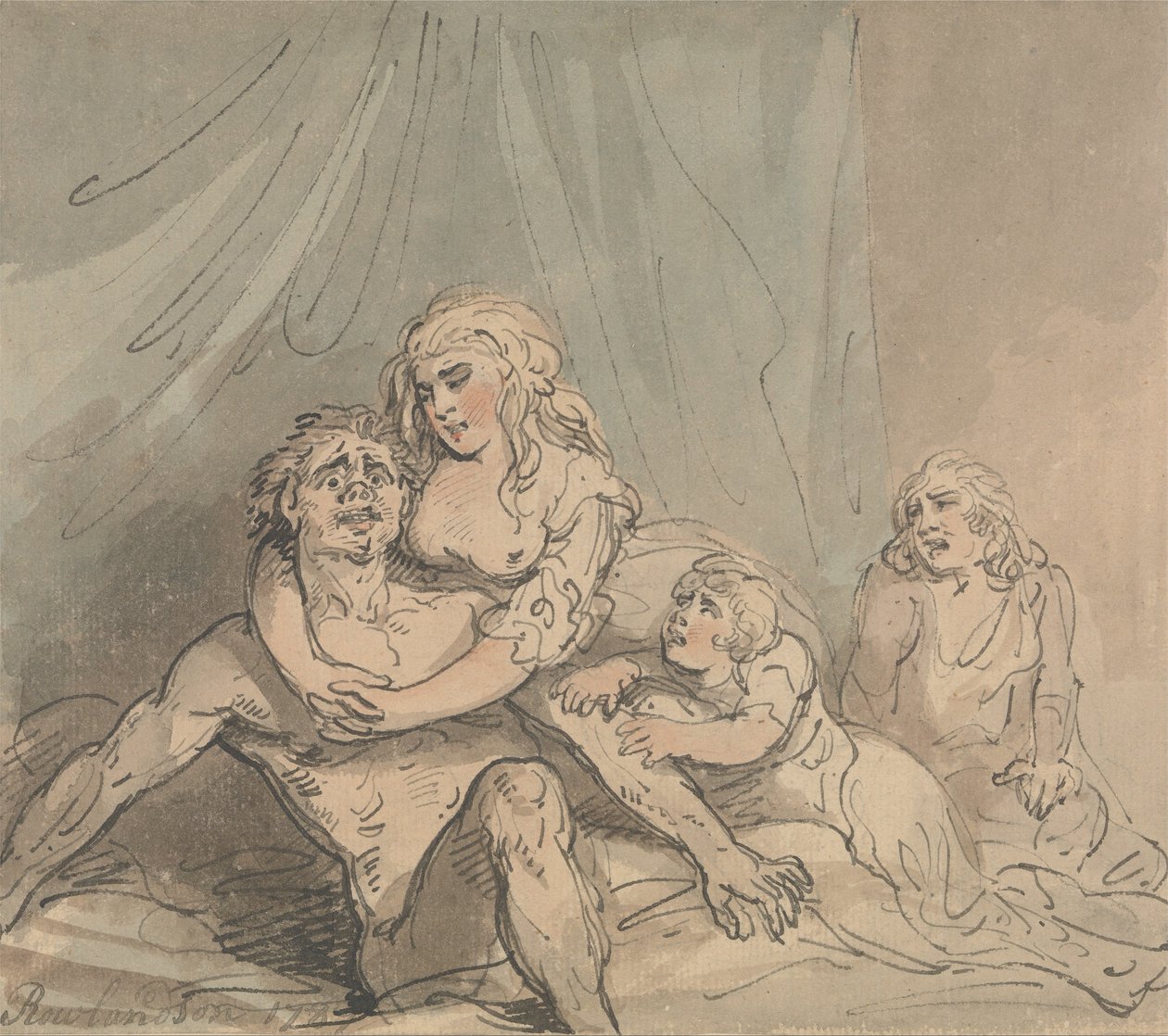 Maniak autorstwa Thomas Rowlandson