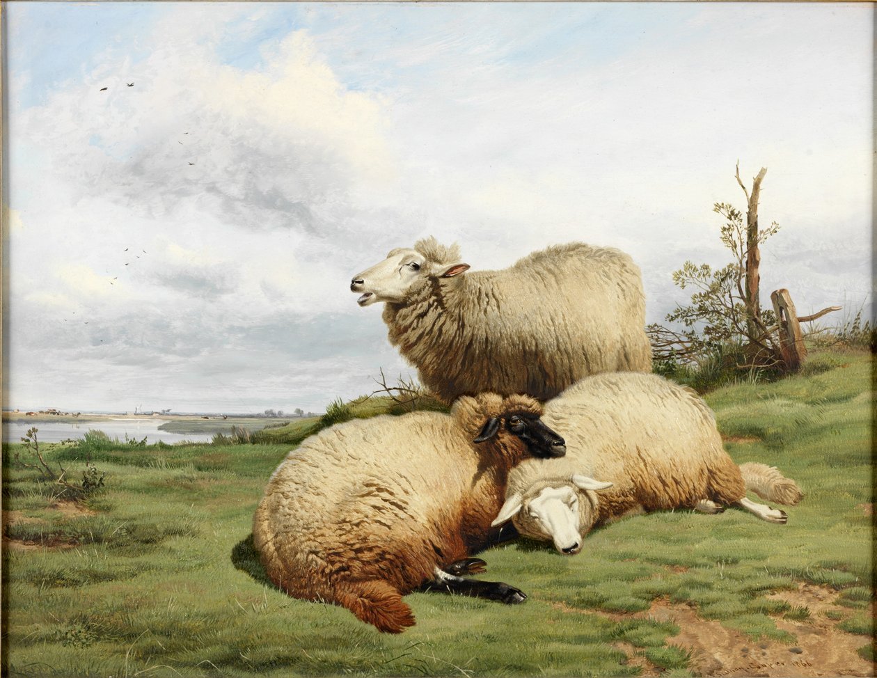 Odpoczynek południowy autorstwa Thomas Sidney Cooper