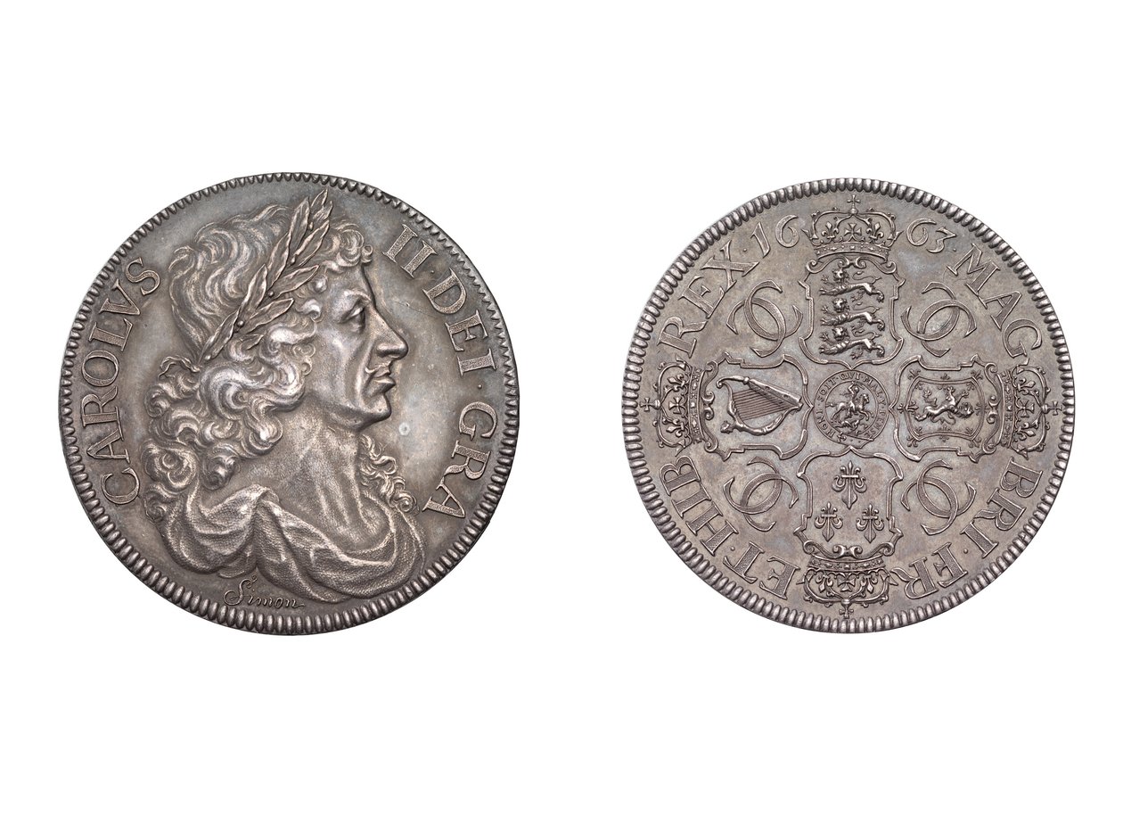 Korona petycji, 1663 (metal) autorstwa Thomas Simon