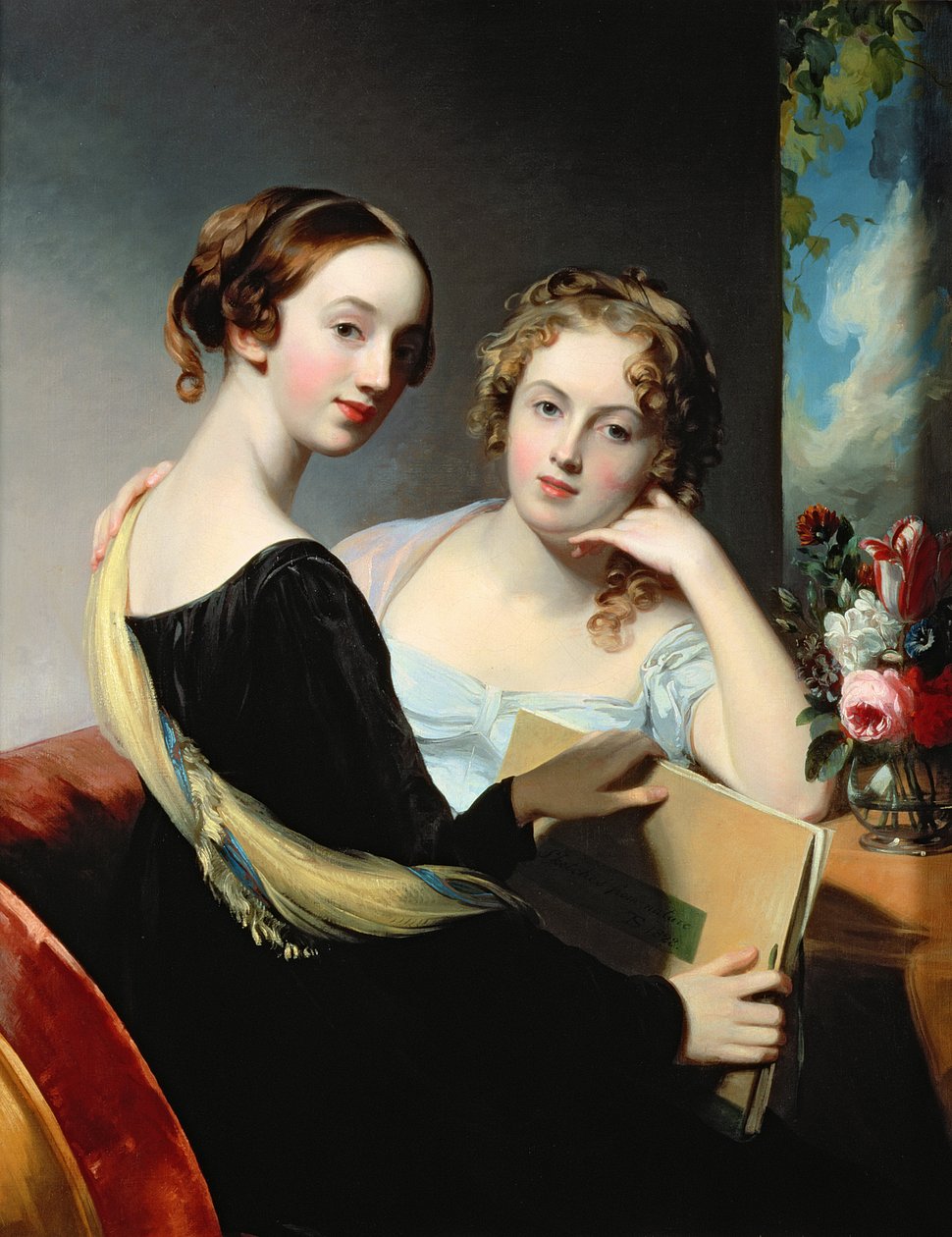 Portret sióstr McEuen, po 1823 autorstwa Thomas Sully