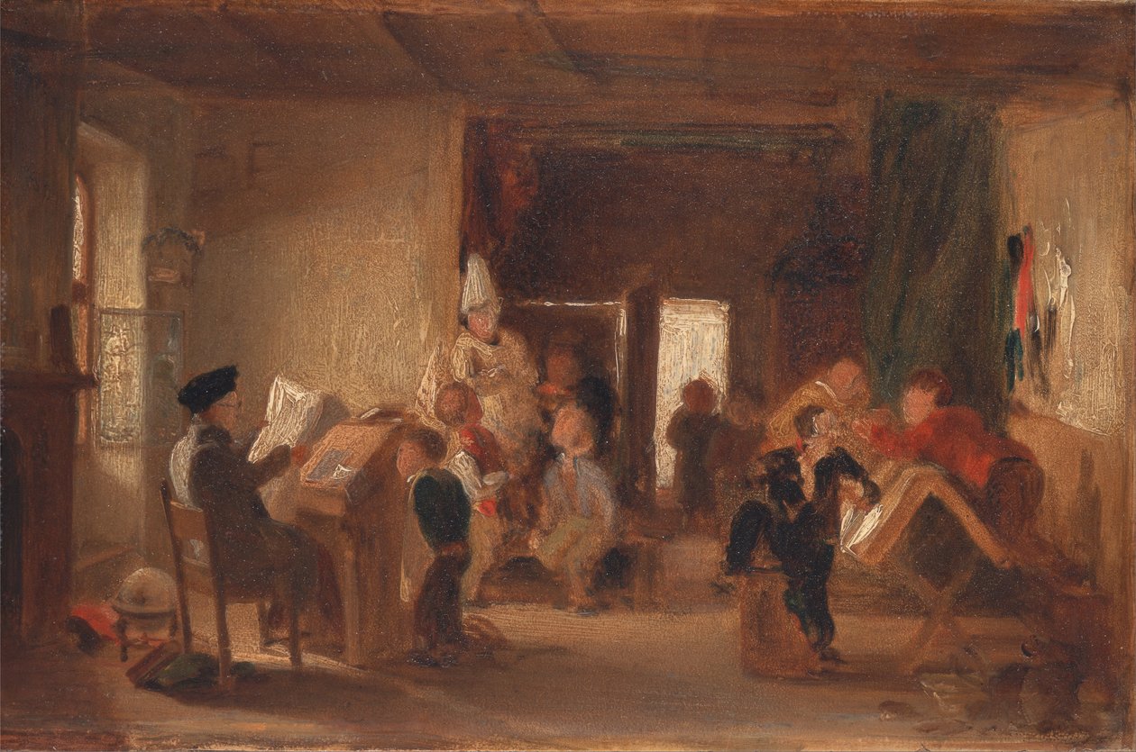 Studium szkoły autorstwa Thomas Webster