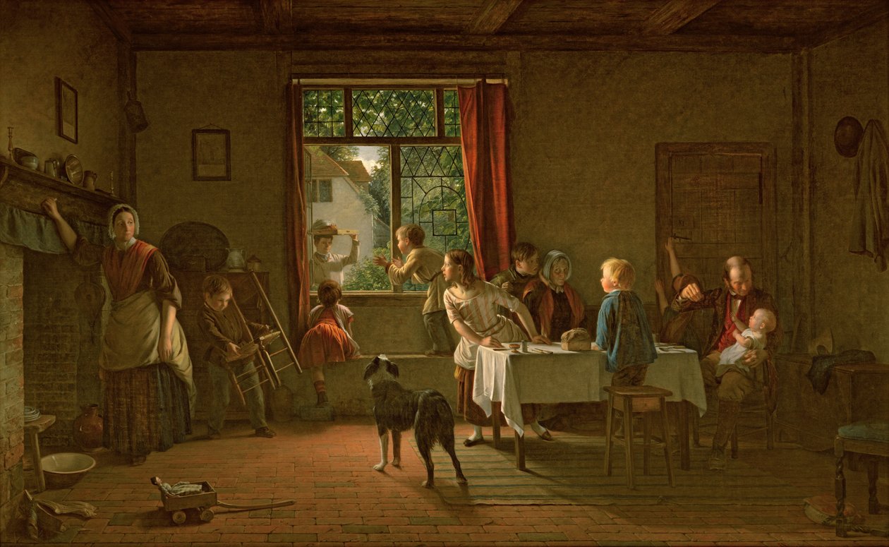 Шарсан гахай, 1862 поли autorstwa Thomas Webster