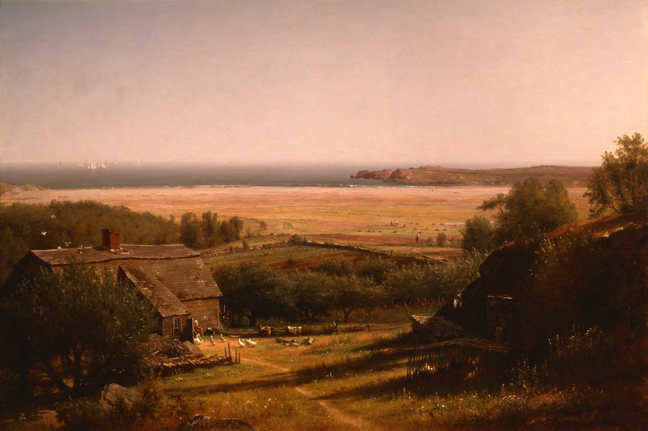 Dom nad morzem, 1872 autorstwa Thomas Worthington Whittredge