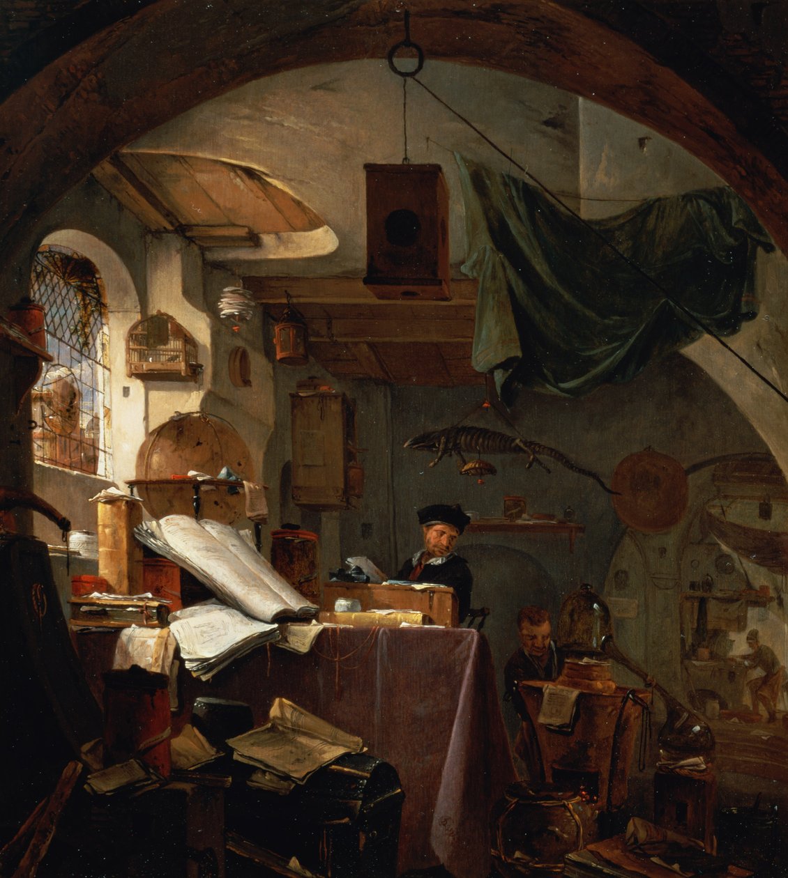 Alchemik (olej) autorstwa Thomas Wyck