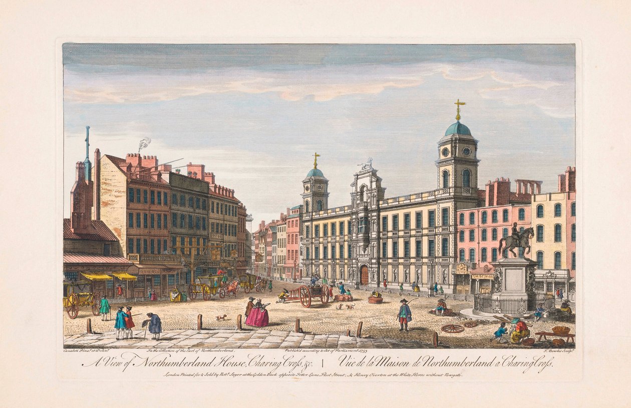 Northumberland House, Charing Cross autorstwa Thomas (after) Bowles