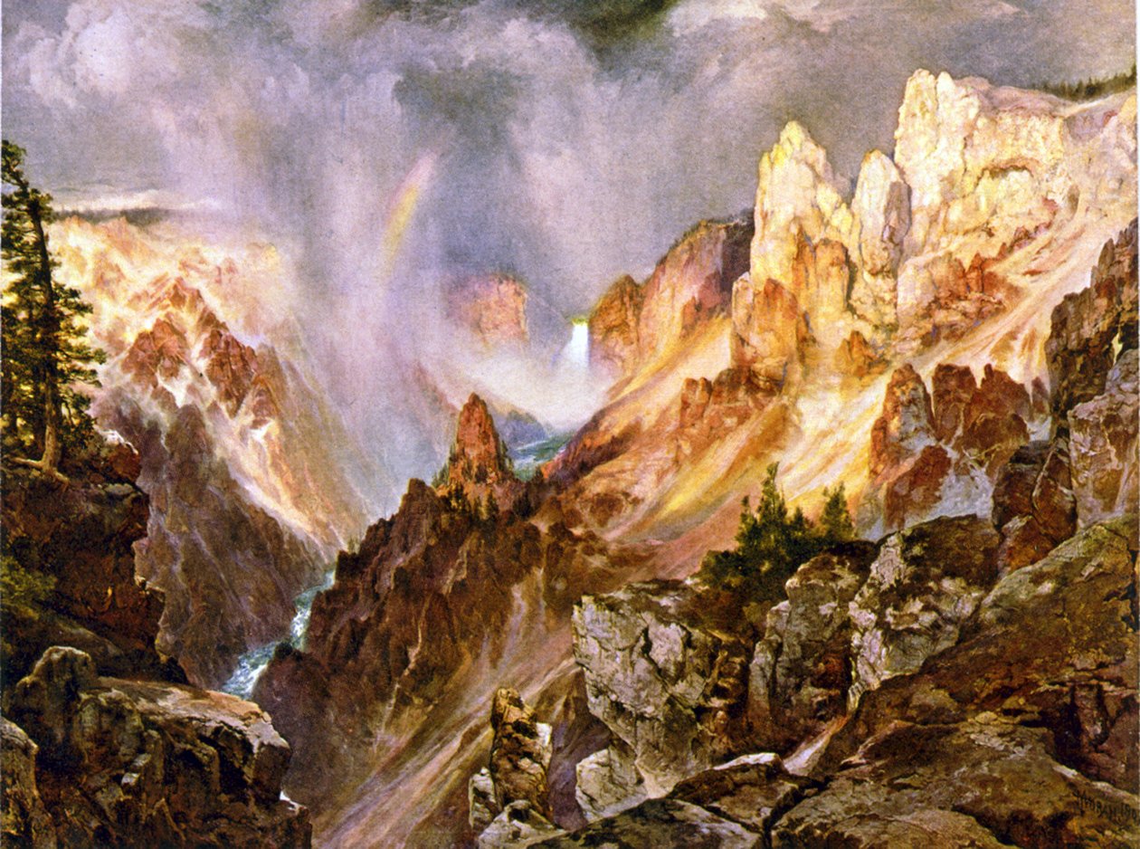 Kanion Yellowstone” autorstwa Thomas (after) Moran
