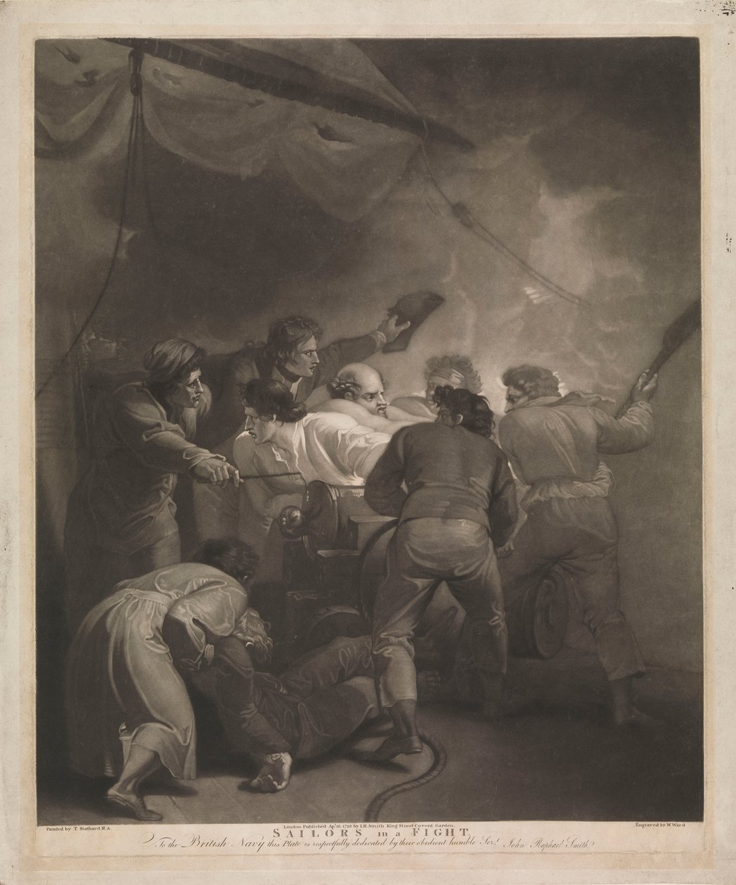 Marynarze w walce autorstwa Thomas (after) Stothard