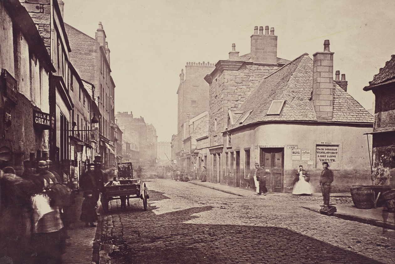 Main Street, Gorbals, widok na północ. autorstwa Thomas Annan