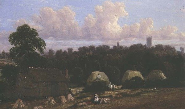 Scena żniwa autorstwa Thomas Baker