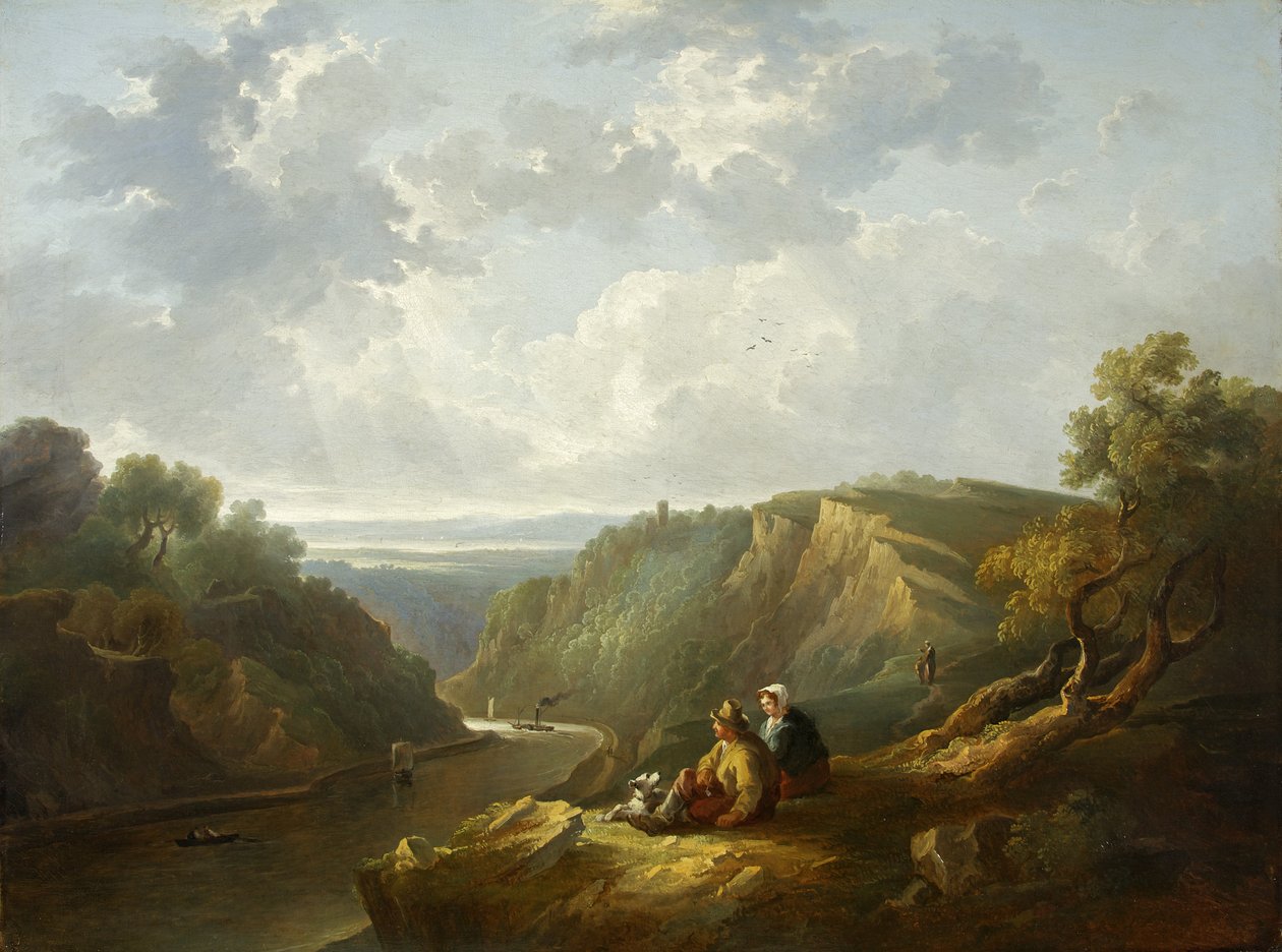 Wąwóz Avon (olej na płótnie) autorstwa Thomas Barker