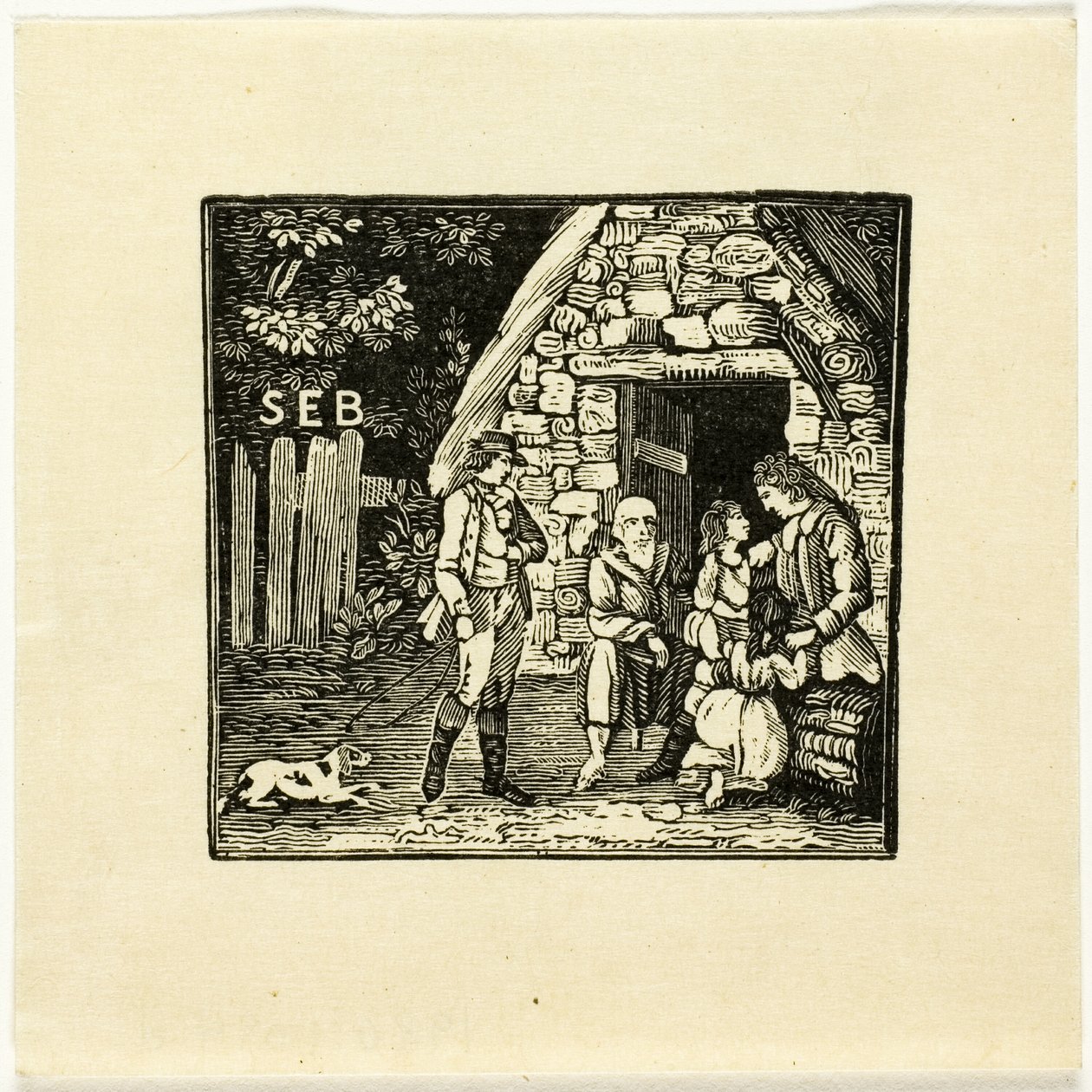 Książka ilustracja autorstwa Thomas Bewick