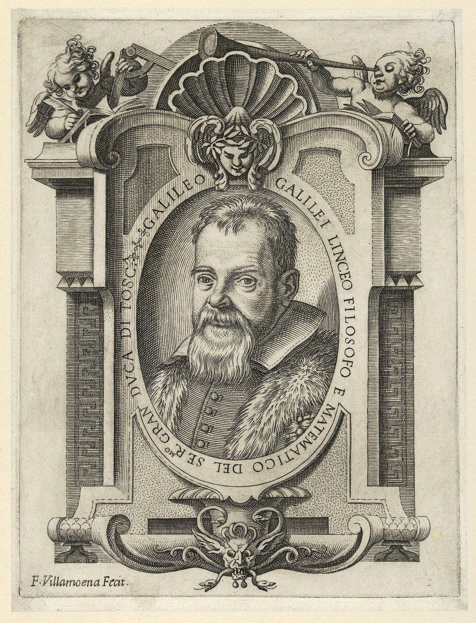 Galileo Galilei, wyd.1613 autorstwa Thomas Buttersworth