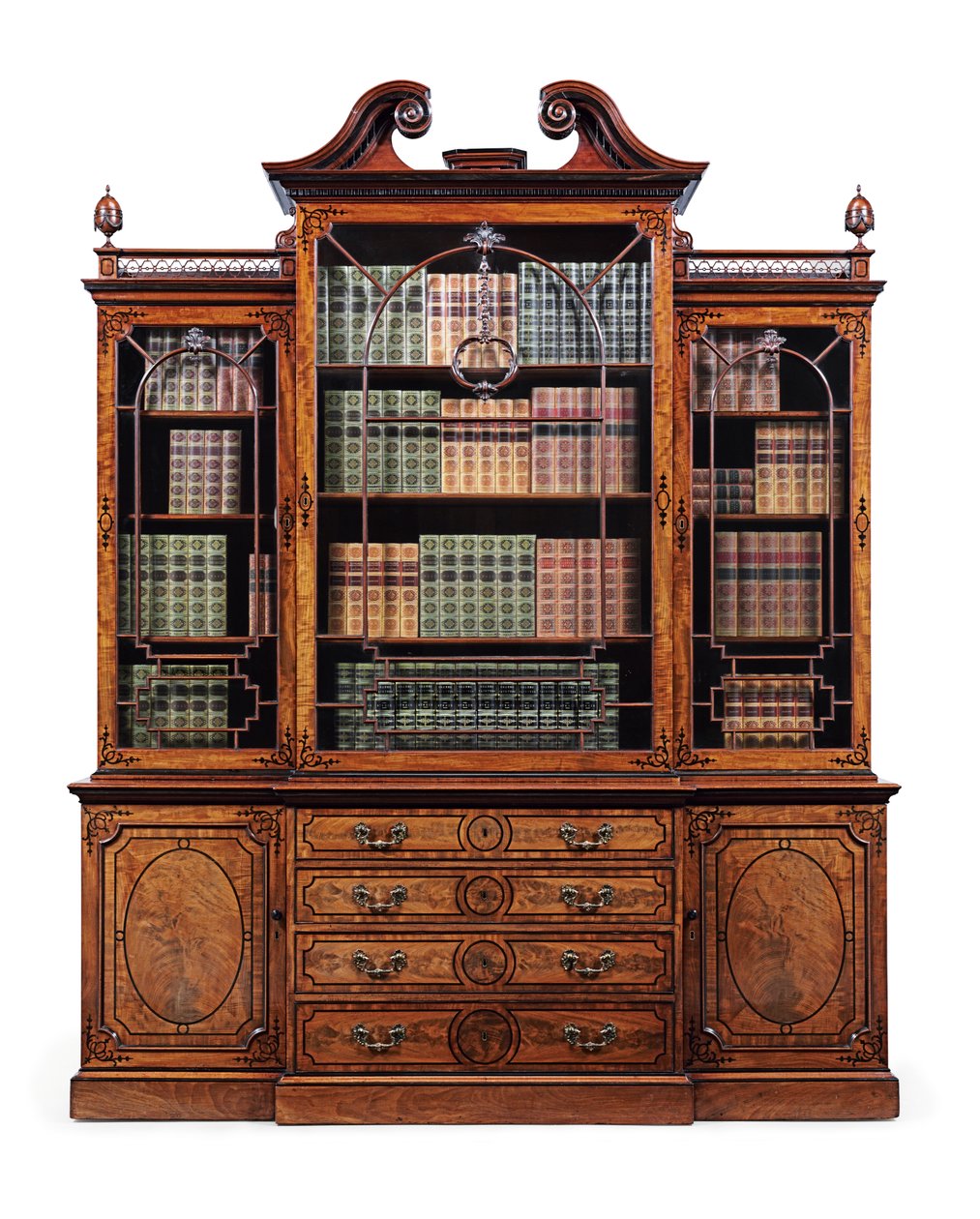 Regał biblioteczny sekretarza Jerzego III, ok. 1765 r. autorstwa Thomas Chippendale