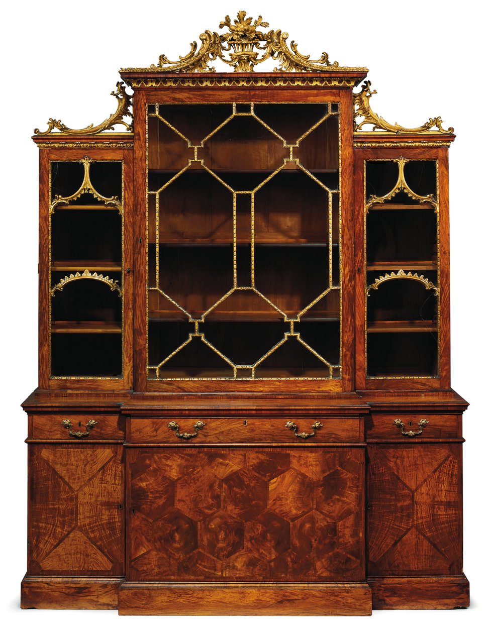 Regał na książki George II autorstwa Thomas Chippendale