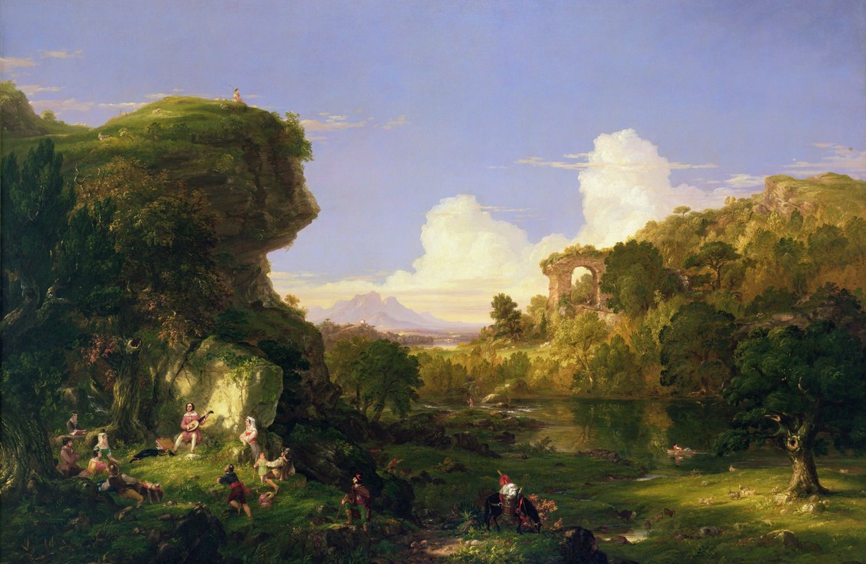 Włoski krajobraz autorstwa Thomas Cole