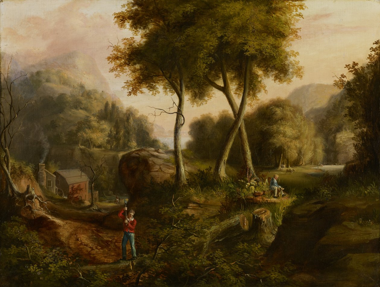 Krajobraz autorstwa Thomas Cole