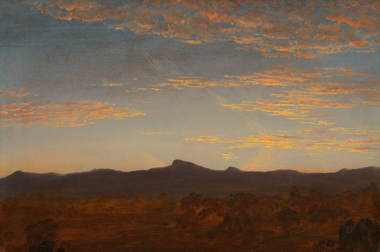 Studium dla Catskill Creek, ok. godz. 18441845. autorstwa Thomas Cole