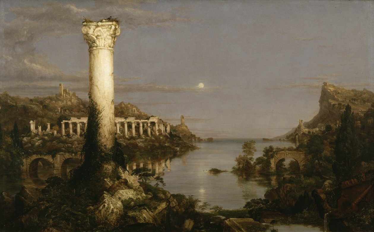 Przebieg imperium: spustoszenie autorstwa Thomas Cole