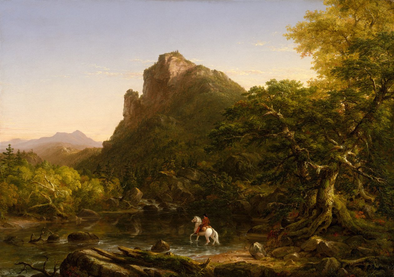 Górski bród autorstwa Thomas Cole