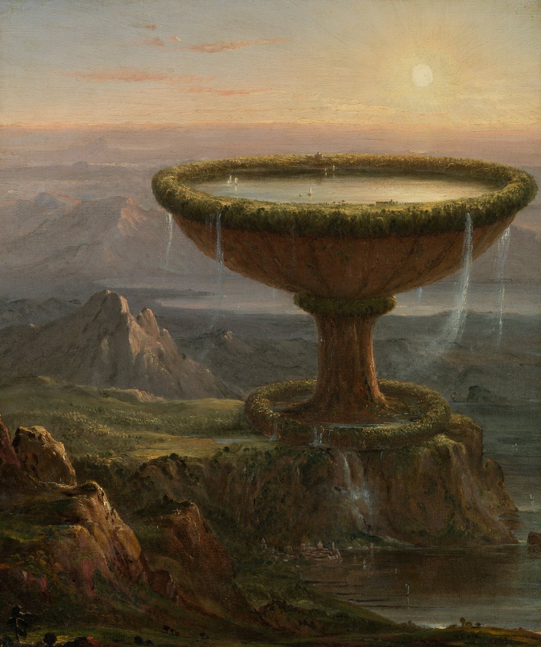 Czara Tytana, 1833. autorstwa Thomas Cole