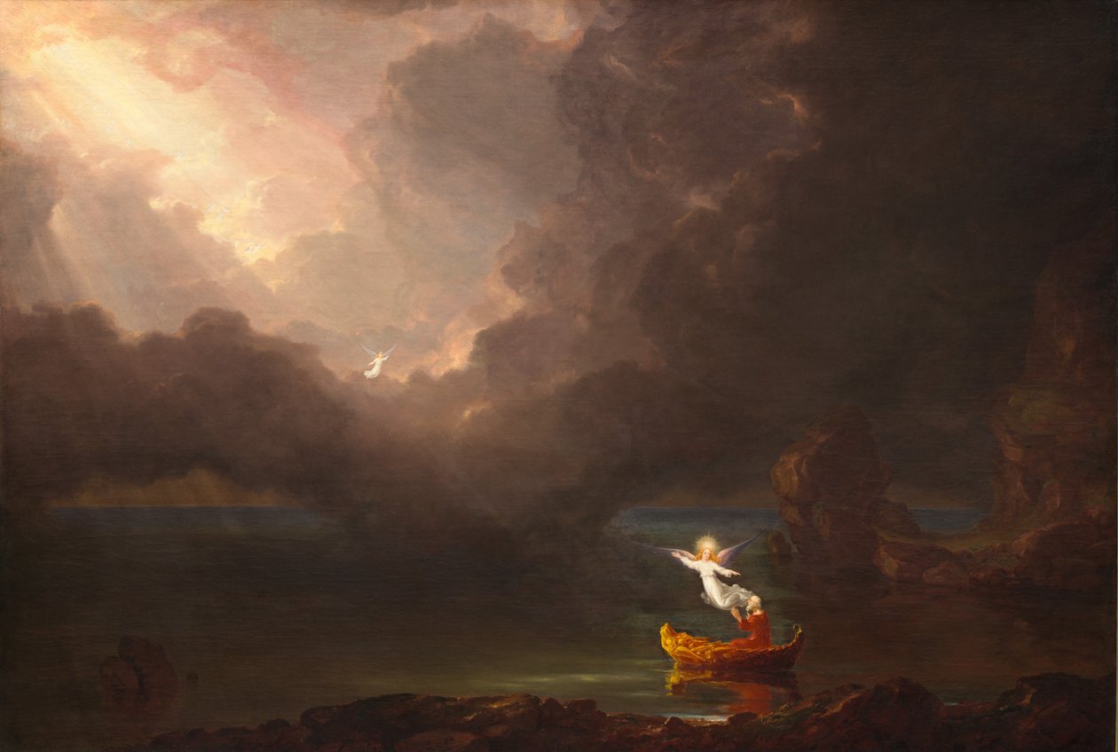 Podróż życia: starość, 1842. autorstwa Thomas Cole