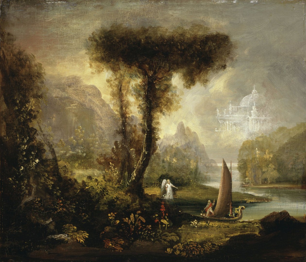 Podróż życia: młodość (studium) autorstwa Thomas Cole