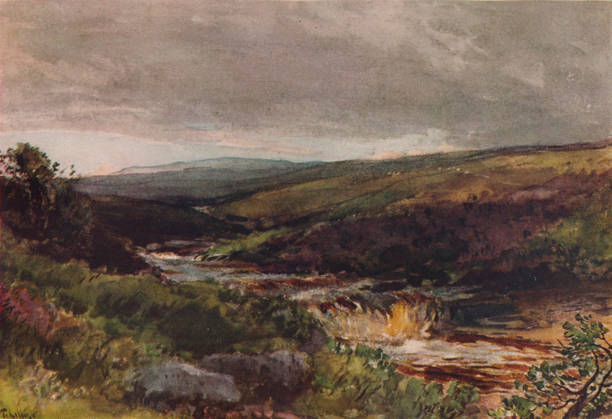Moel Siabod, ok. 1886 r. autorstwa Thomas Collier