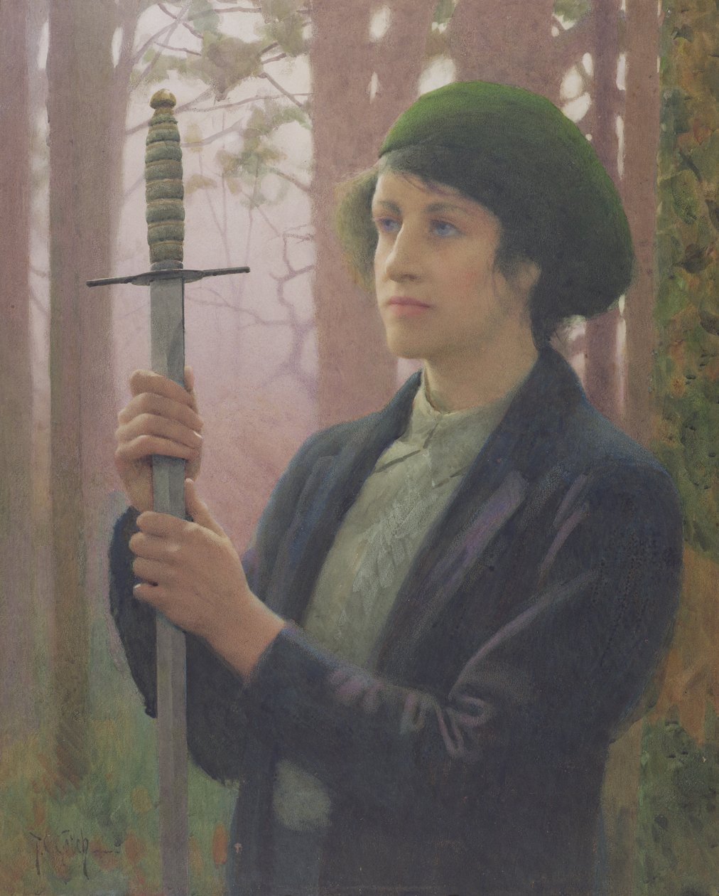 Przysięga autorstwa Thomas Cooper Gotch