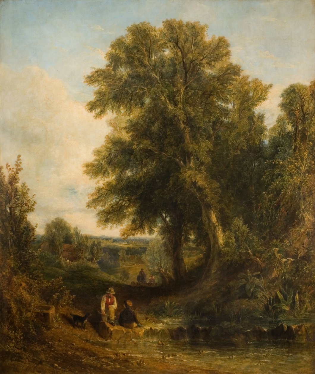 Krajobraz angielski, 1829. autorstwa Thomas Creswick