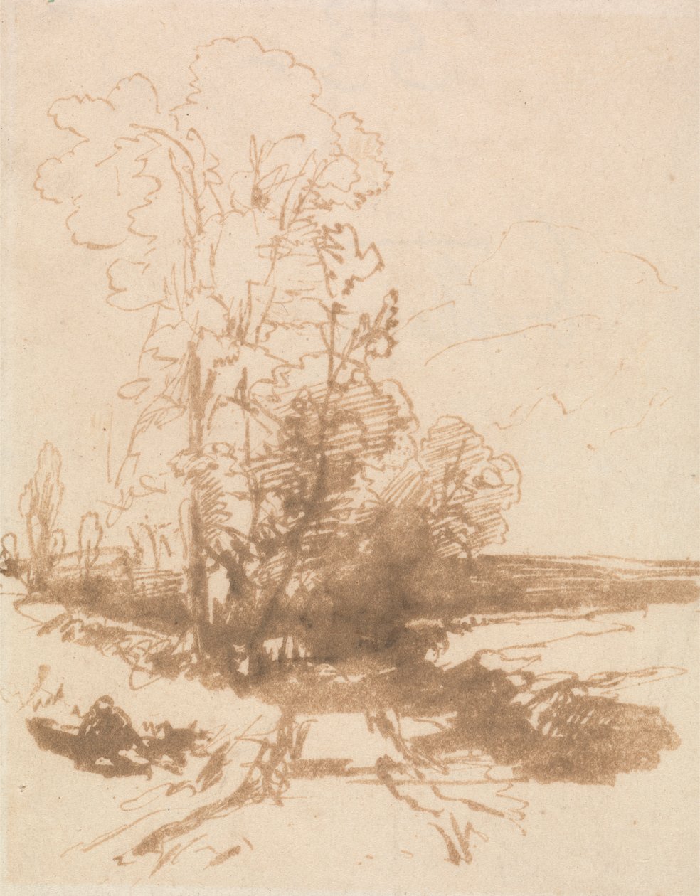 W Country Lane autorstwa Thomas Creswick