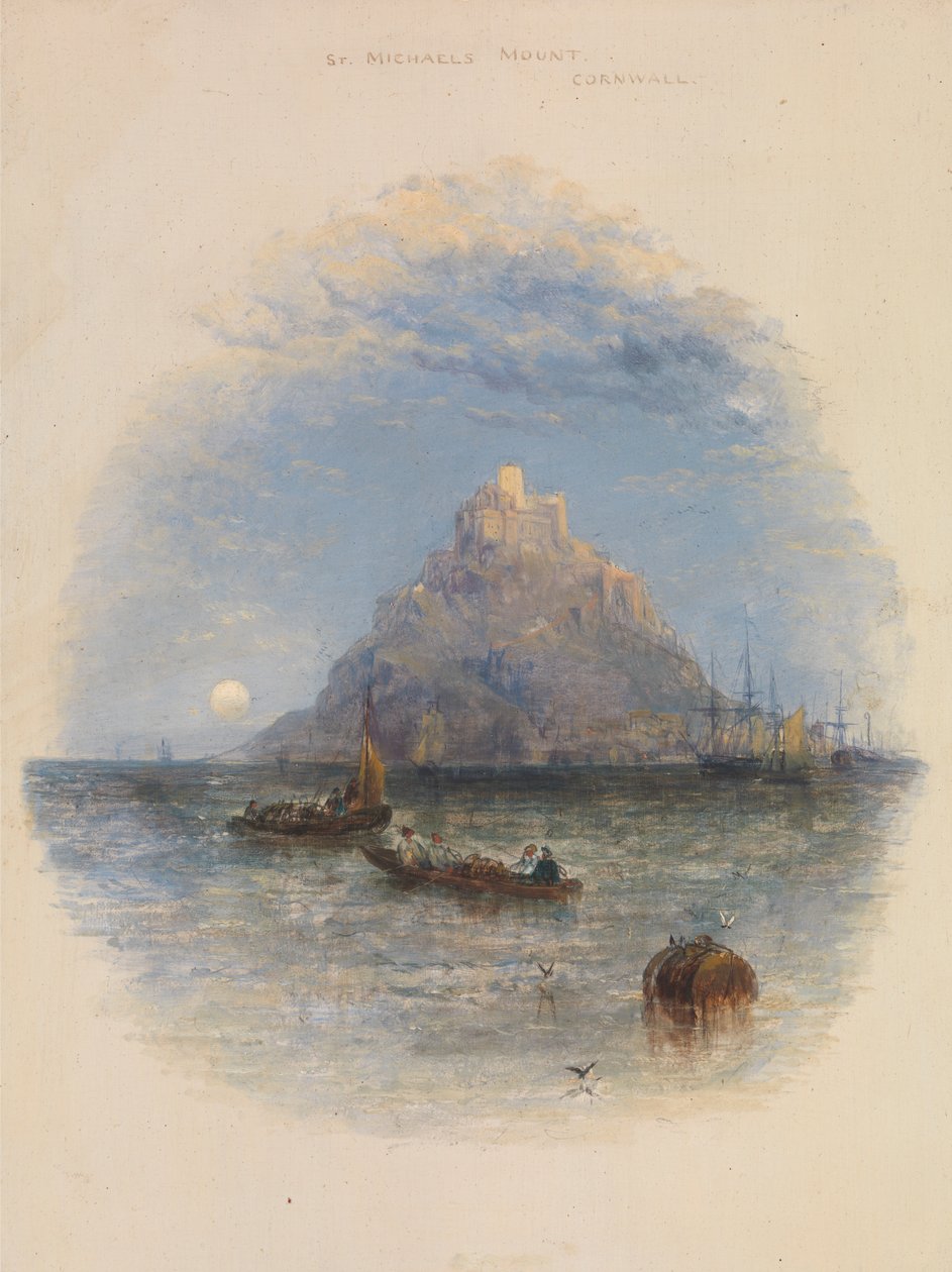 Góra św. Michała w Kornwalii autorstwa Thomas Creswick