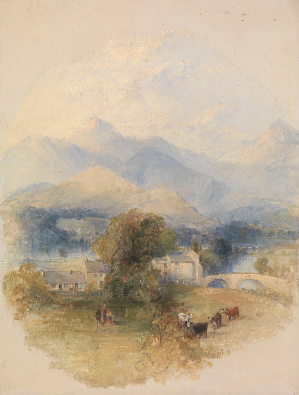 Widok z domu pana Southeya, Keswick autorstwa Thomas Creswick