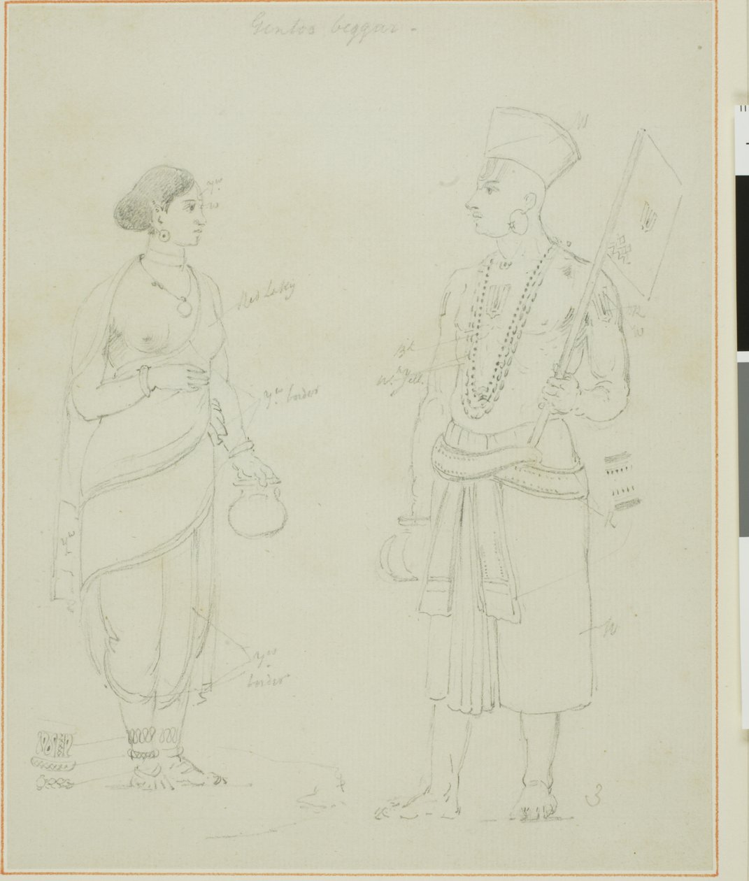 Żebracy Gintoo autorstwa Thomas Daniell