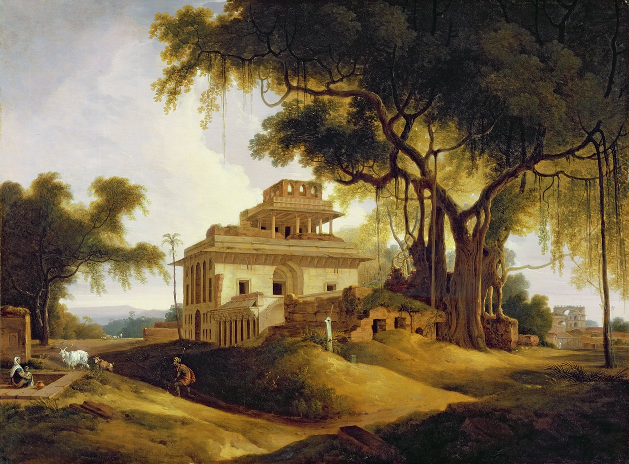 Ruiny Nauratan, Sasaram, Bihar autorstwa Thomas Daniell
