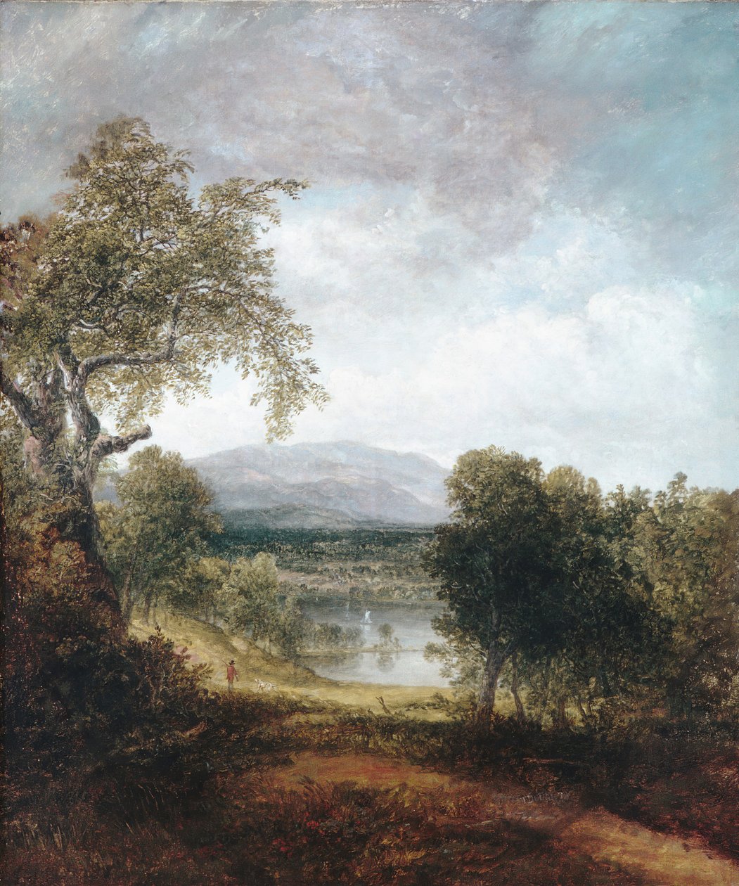 Spojrzenie na rzekę, ca. 1843-50. autorstwa Thomas Doughty