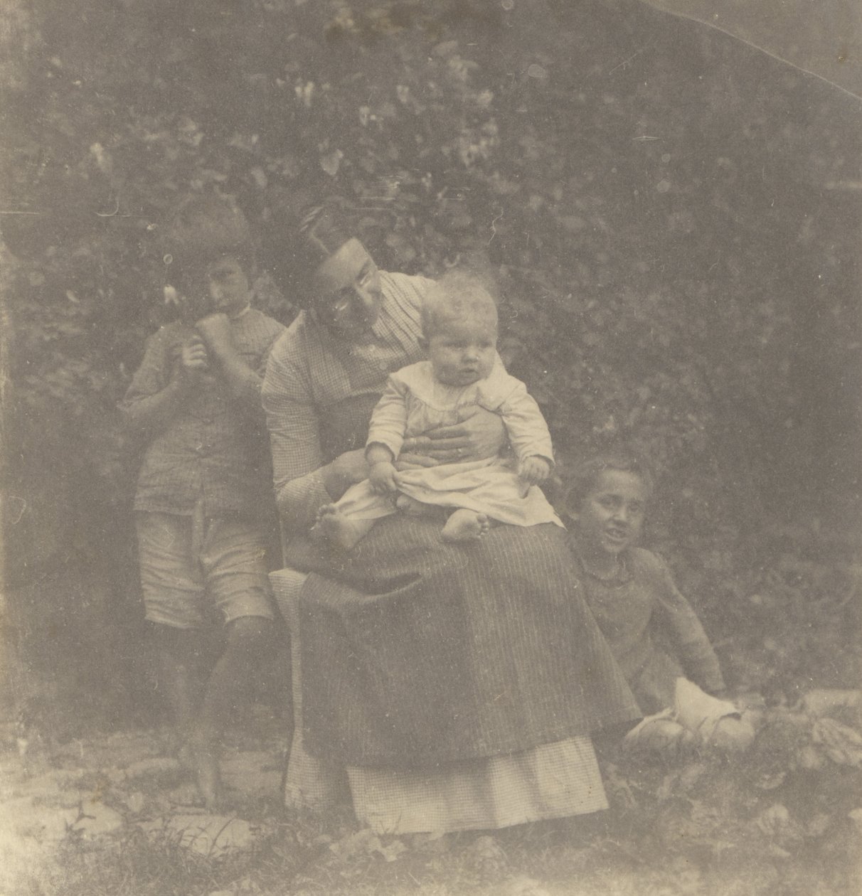 [Frances Crowell i jej dzieci]. autorstwa Thomas Eakins