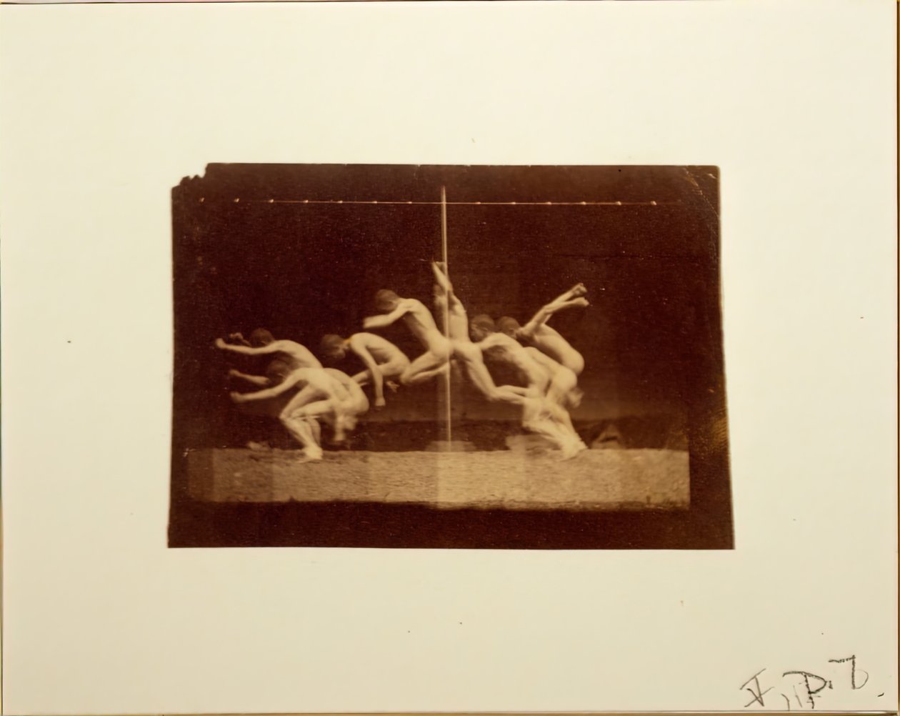 Fotografie Marey Wheel niezidentyfikowanego modelu, 1884. autorstwa Thomas Eakins