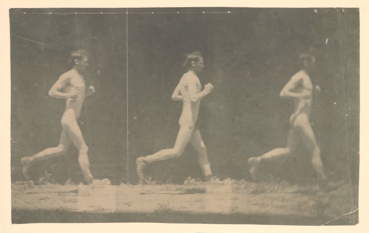 Fotografie Marey Wheel niezidentyfikowanego modelu, 1884. autorstwa Thomas Eakins
