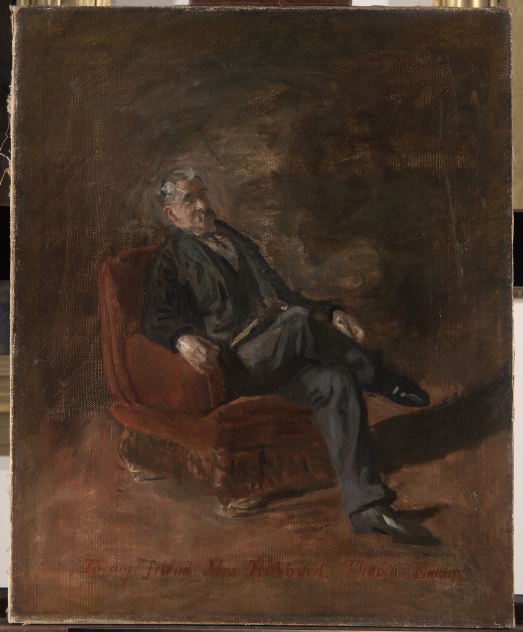Riter Fitzgerald, ok.1895 r. autorstwa Thomas Eakins