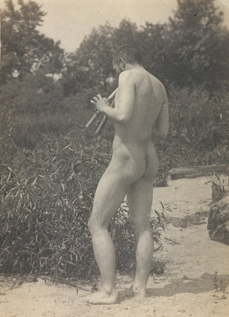 Thomas Eakins, Akt, Gra na fajkach, ca. 1883. autorstwa Thomas Eakins