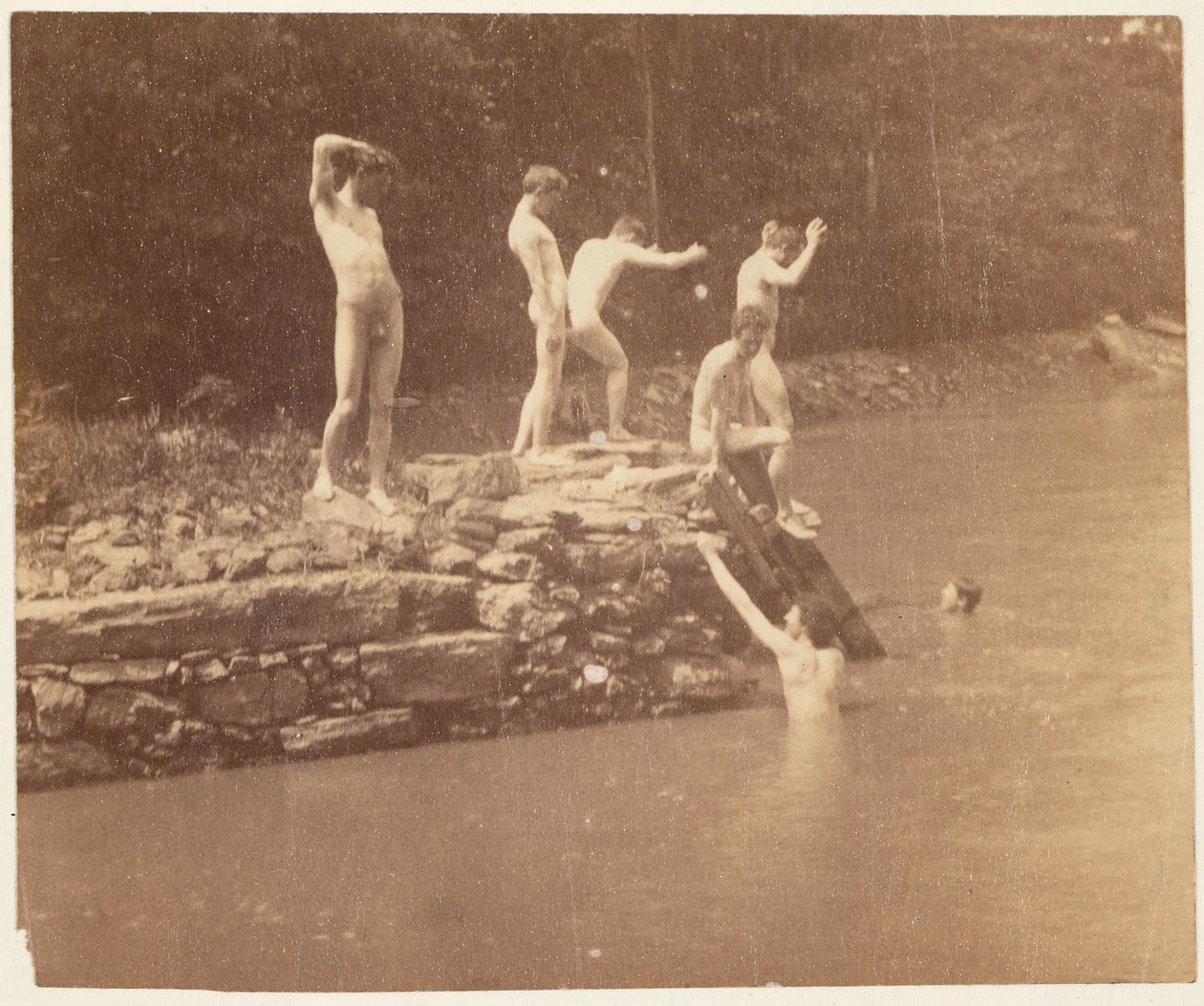 Thomas Eakins i studenci, ok. 1930 1883. autorstwa Thomas Eakins