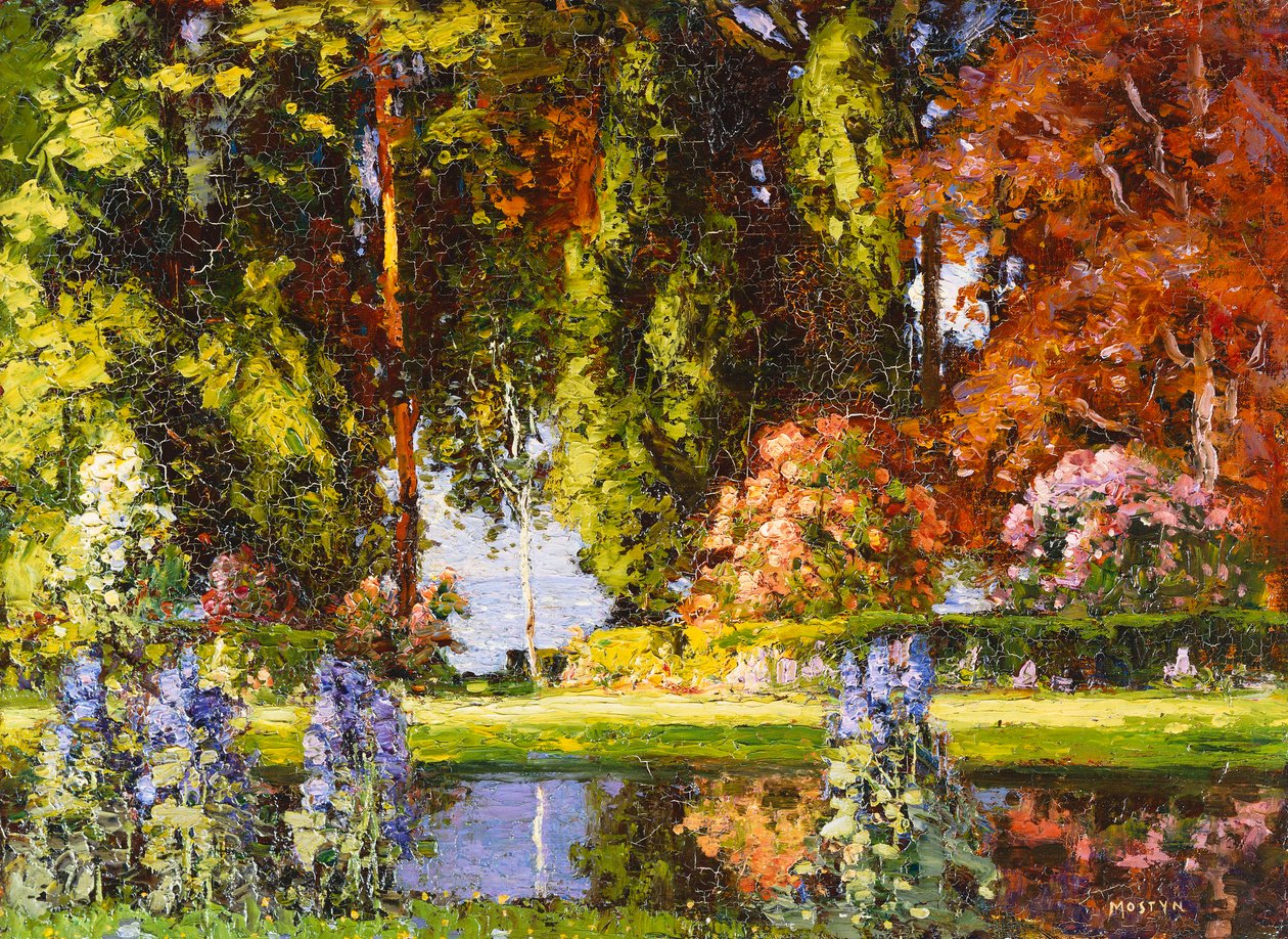 Ogród nad morzem autorstwa Thomas Edwin Mostyn