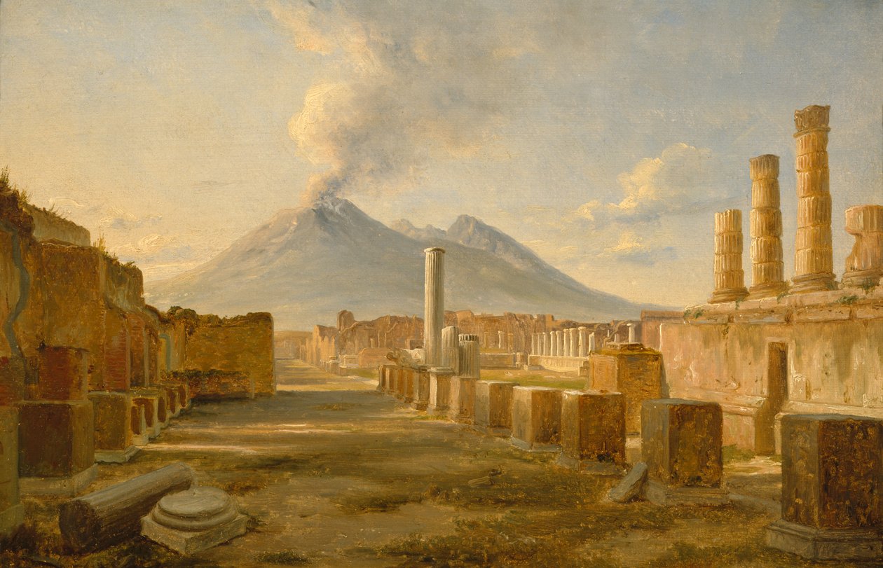 Forum w Pompejach (obraz) autorstwa Thomas Fearnley
