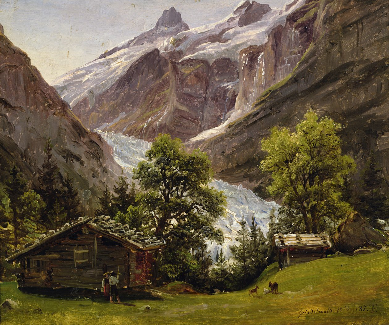 Grindelwald, Szwajcaria autorstwa Thomas Fearnley