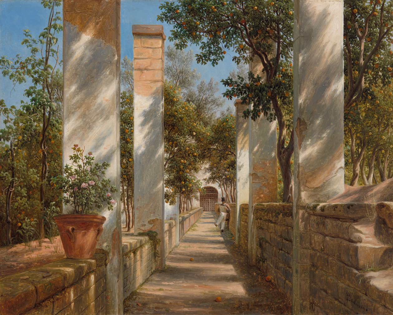 Pergola z Pomarańczami autorstwa Thomas Fearnley